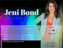 Tablet Screenshot of jenibond.com